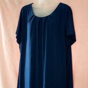 Flattering Navy Blouse